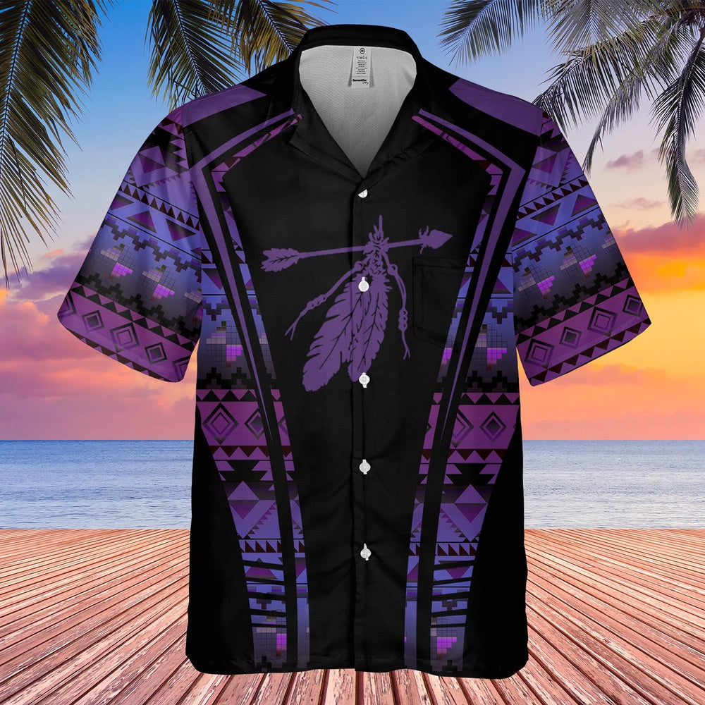 Native American Hawaiian Shirt, Feather Helps You Stand Out From The Crowd Hawaiian Shirt, Native Pattern Shirt