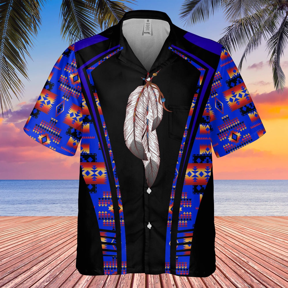 Native American Hawaiian Shirt, Fly High With Dreams Hawaiian Shirt, Native Pattern Shirt