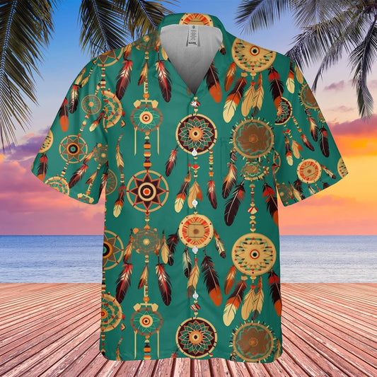Native American Hawaiian Shirt, Free Energy Hawaiian Shirt, Native Pattern Shirt