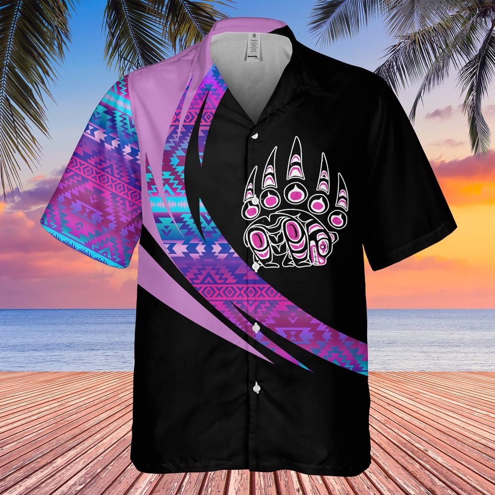 Native American Hawaiian Shirt, Invisible Power Hawaiian Shirt, Native Pattern Shirt
