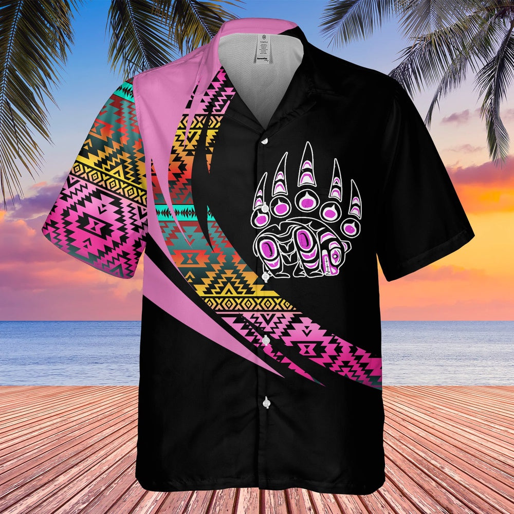 Native American Hawaiian Shirt, Loving Family Hawaiian Shirt, Native Pattern Shirt