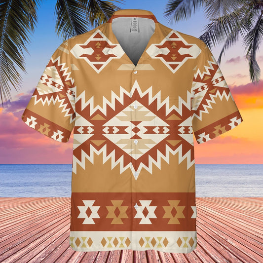 Native American Hawaiian Shirt, Mesmerizing Horizon Hawaiian Shirt, Native Pattern Shirt