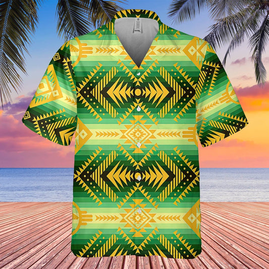 Native American Hawaiian Shirt, Modern Sound Hawaiian Shirt, Native Pattern Shirt