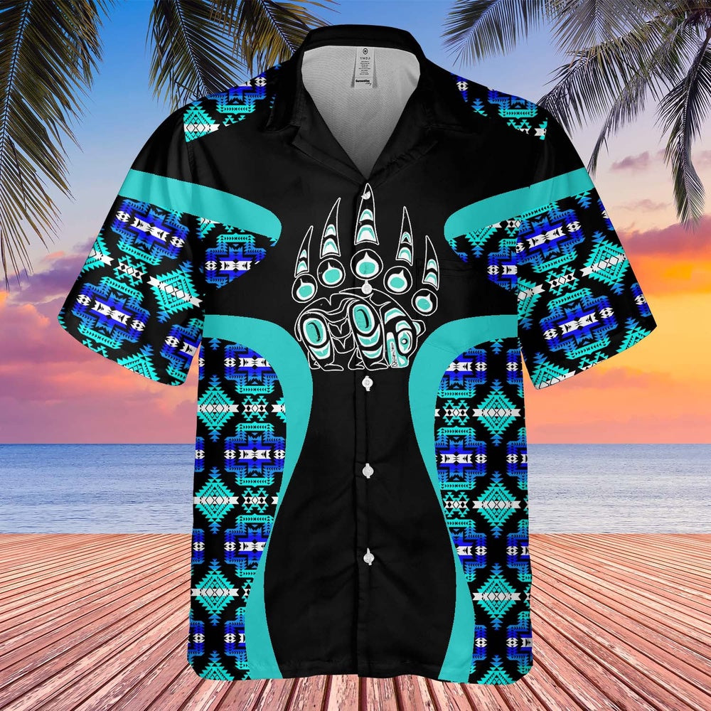 Native American Hawaiian Shirt, Mysteries Of The Deep Forest Hawaiian Shirt, Native Pattern Shirt