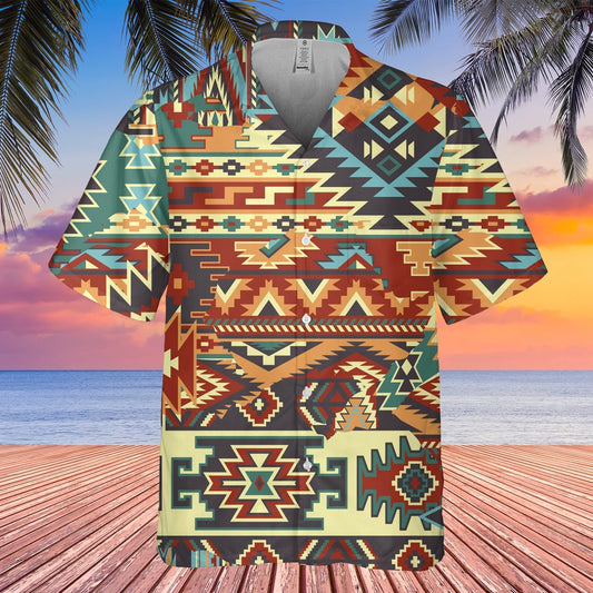 Native American Hawaiian Shirt, Perfect For Those Who Love Simplicity And Sophistication Hawaiian Shirt, Native Pattern Shirt