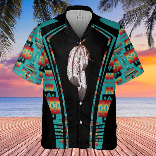 Native American Hawaiian Shirt, Pure Beauty Hawaiian Shirt, Native Pattern Shirt