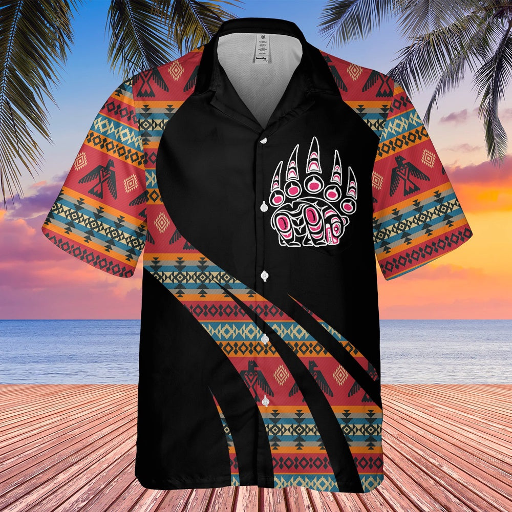 Native American Hawaiian Shirt, Push Your Limits Hawaiian Shirt, Native Pattern Shirt