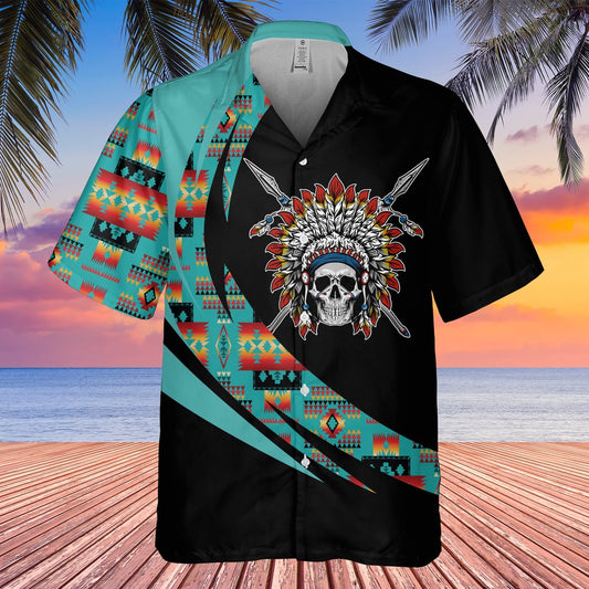 Native American Hawaiian Shirt, Secret Of Mars Hawaiian Shirt, Native American Chief Shirt, Native Pattern Shirt