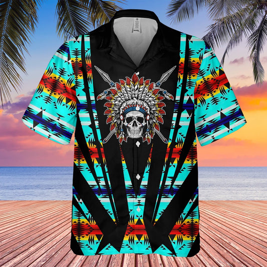 Native American Hawaiian Shirt, Secret Of The Howling Wind Hawaiian Shirt, Native American Chief Shirt, Native Pattern Shirt