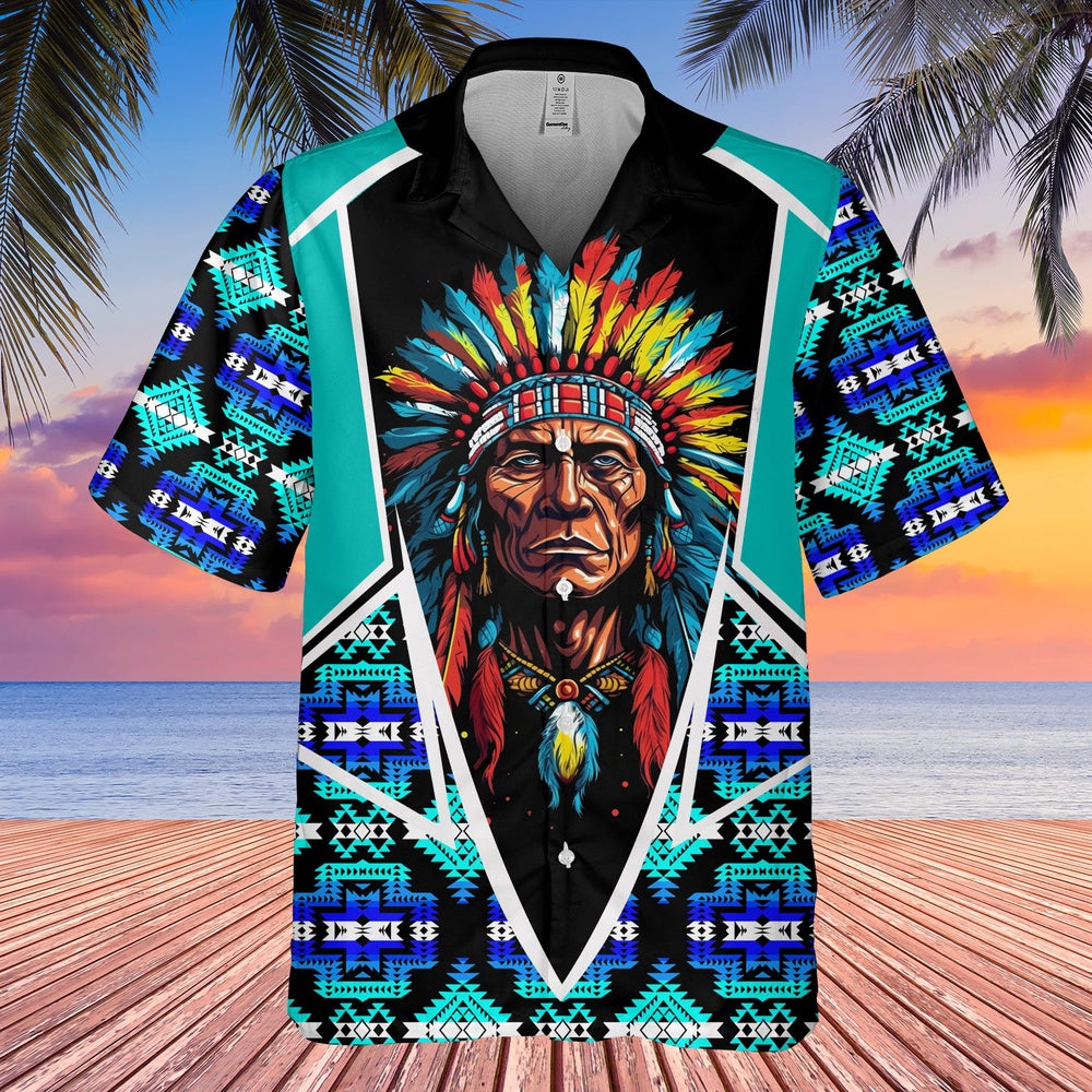 Native American Hawaiian Shirt, Secret Of The Universe Hawaiian Shirt, Native American Chief Shirt, Native Pattern Shirt