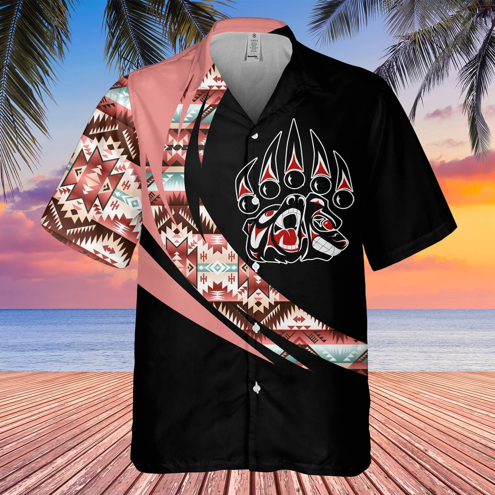 Native American Hawaiian Shirt, Shared Happiness Hawaiian Shirt, Native Pattern Shirt