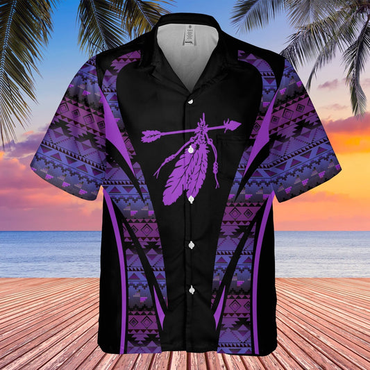 Native American Hawaiian Shirt, Soar To The Tune Of Your Soul Hawaiian Shirt, Native Pattern Shirt
