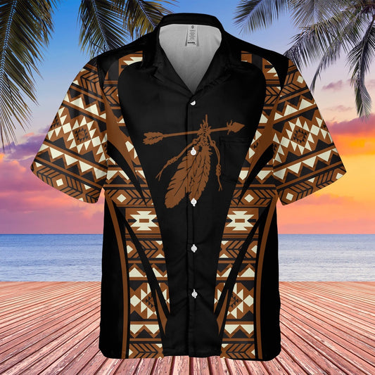Native American Hawaiian Shirt, Soar With Your Dreams For The Future Hawaiian Shirt, Native Pattern Shirt