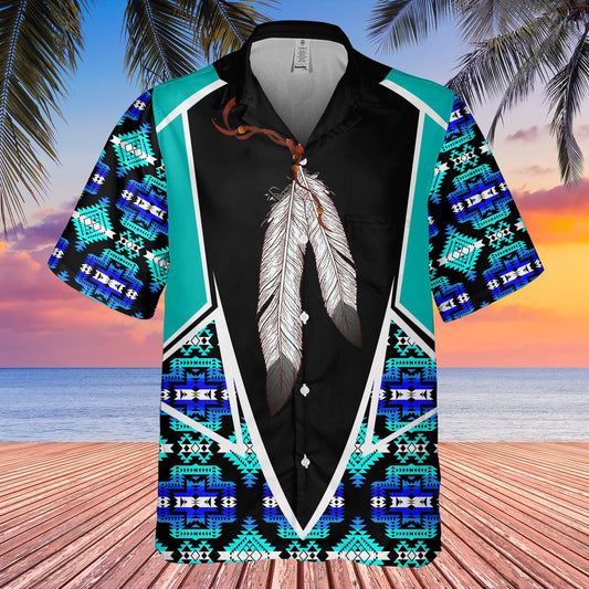 Native American Hawaiian Shirt, Soar With Your Dreams Hawaiian Shirt, Native Pattern Shirt