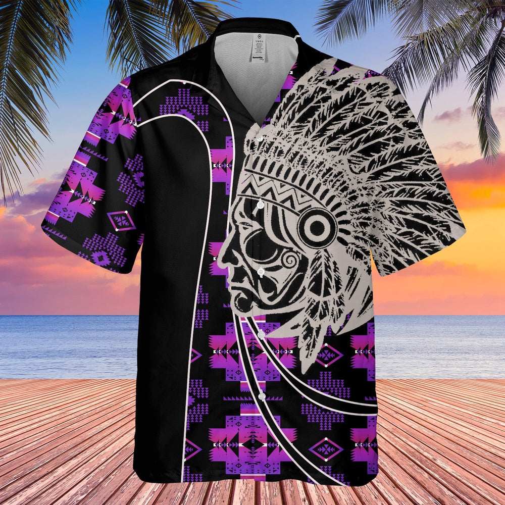 Native American Hawaiian Shirt, Storm Amulet Hawaiian Shirt, Native American Chief Shirt, Native Pattern Shirt