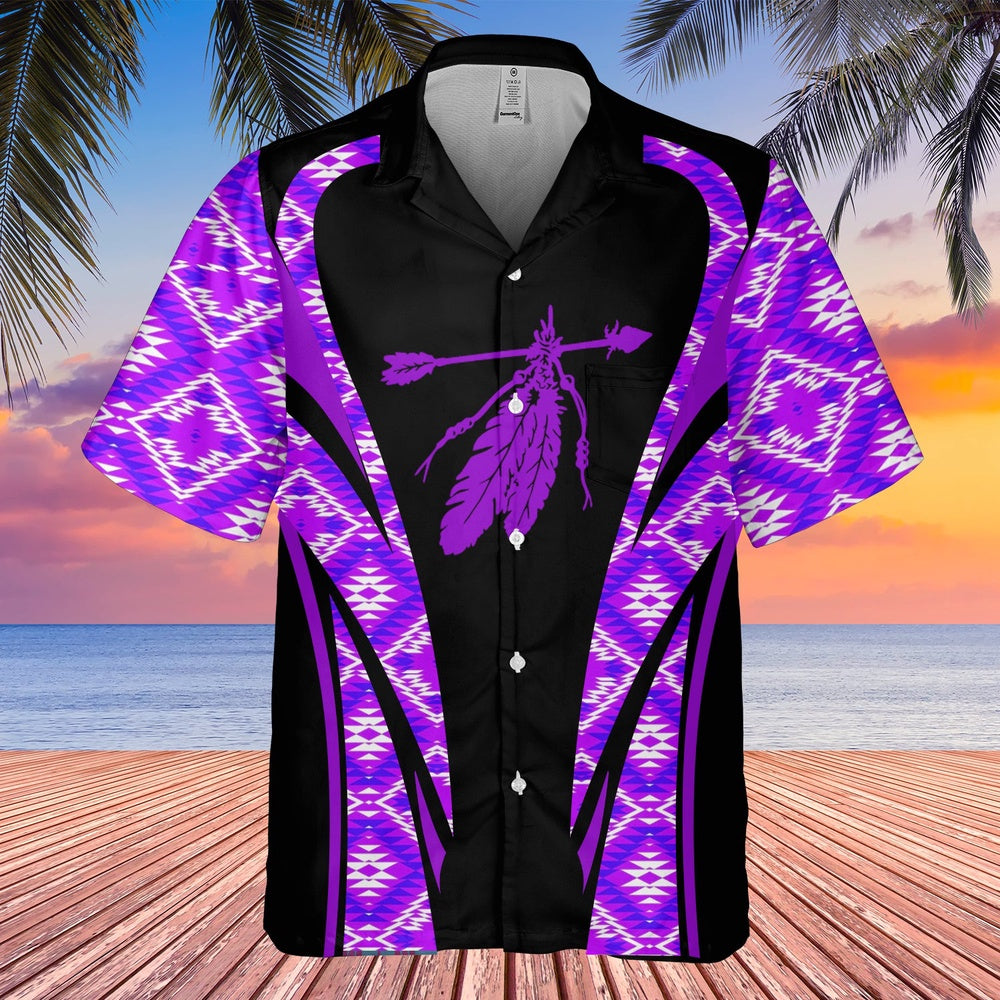 Native American Hawaiian Shirt, Symbol Of Faith Hawaiian Shirt, Native Pattern Shirt