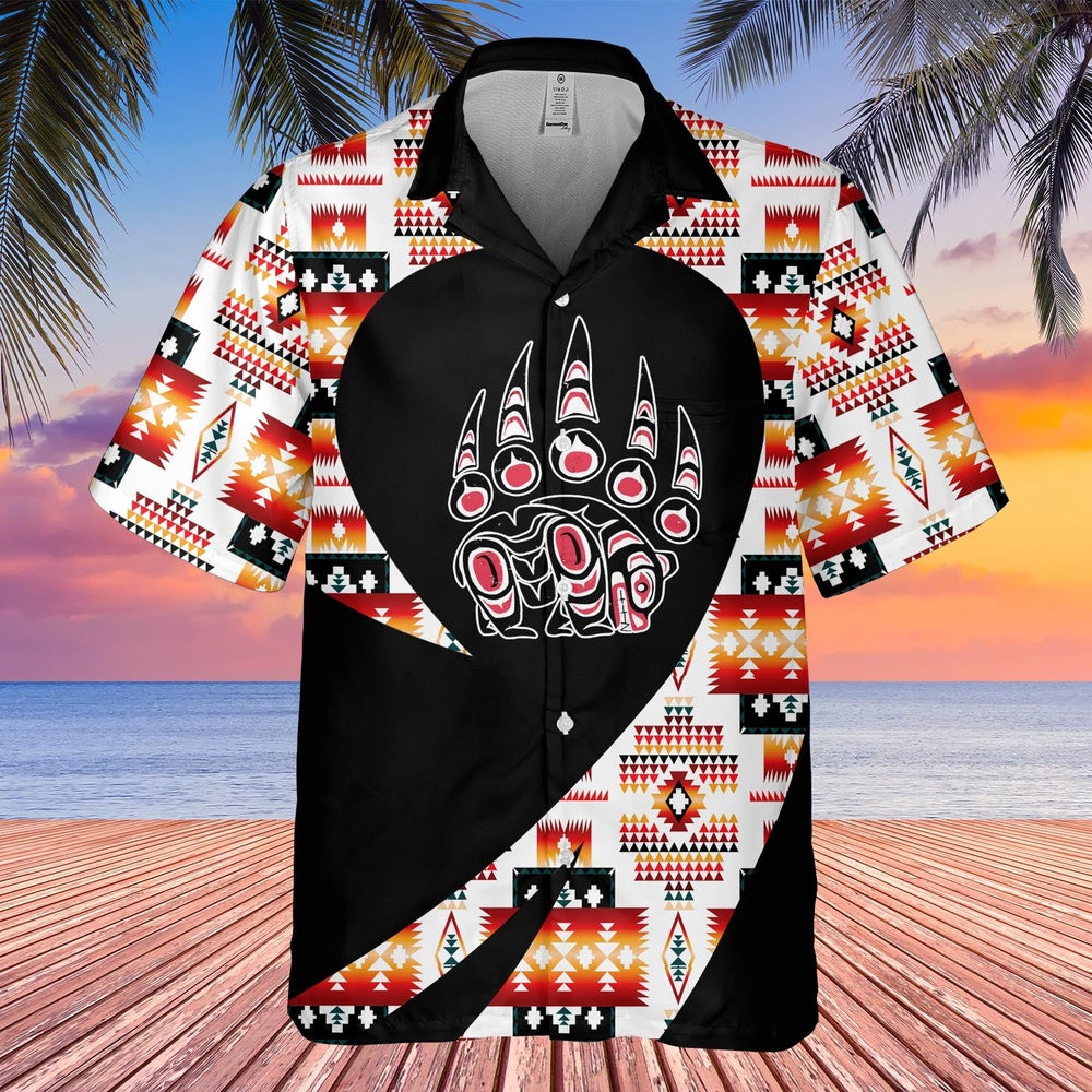 Native American Hawaiian Shirt, Symbol Of Luck Hawaiian Shirt, Native Pattern Shirt