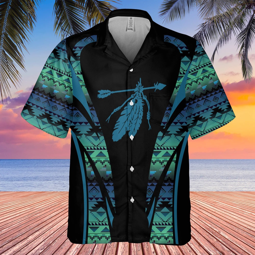 Native American Hawaiian Shirt, Symbol Of Strength And Success Hawaiian Shirt, Native Pattern Shirt