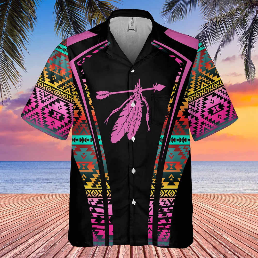 Native American Hawaiian Shirt, The Highlight Of Your Style Hawaiian Shirt, Native Pattern Shirt