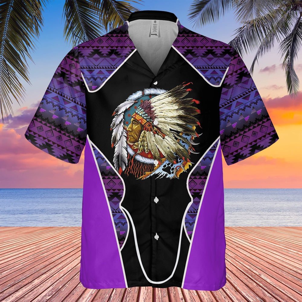 Native American Hawaiian Shirt, Unbreakable Heart Hawaiian Shirt, Native American Chief Shirt, Native Pattern Shirt