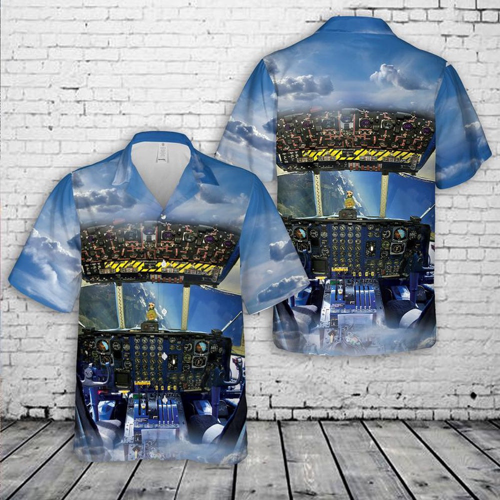 Navy Hawaiian Shirt, Cockpit Us Navy Fat Albert C-130 Hercules Hawaiian Shirt, Navy Shirts Mens