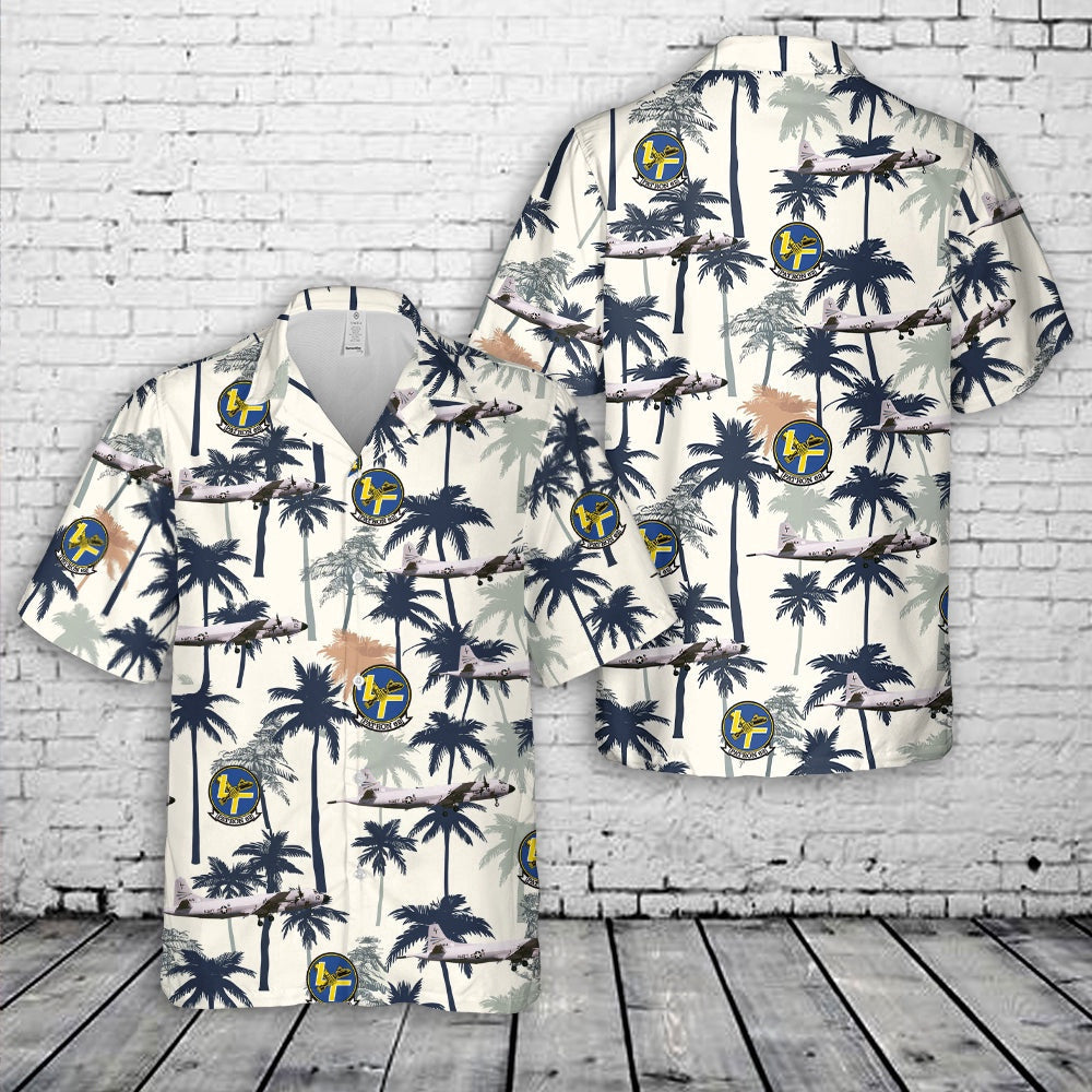 Navy Hawaiian Shirt, United States Navy Patrol Squadron 62 (Vp-62) P-3B, Buno 153414 Hawaiian Shirt, Navy Shirts Mens