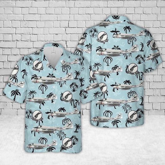Navy Hawaiian Shirt, Us Navy A-6A Intruder Of Va-35 Black Panthers Hawaiian Shirt, Navy Shirts Mens
