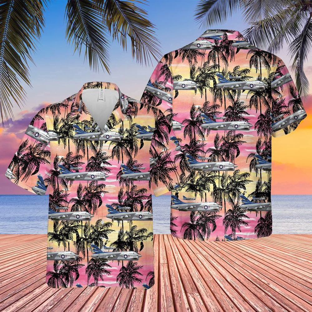 Navy Hawaiian Shirt, Us Navy A7E Corsair Ii Of Va-153 Hawaiian Shirt, Navy Shirts Mens