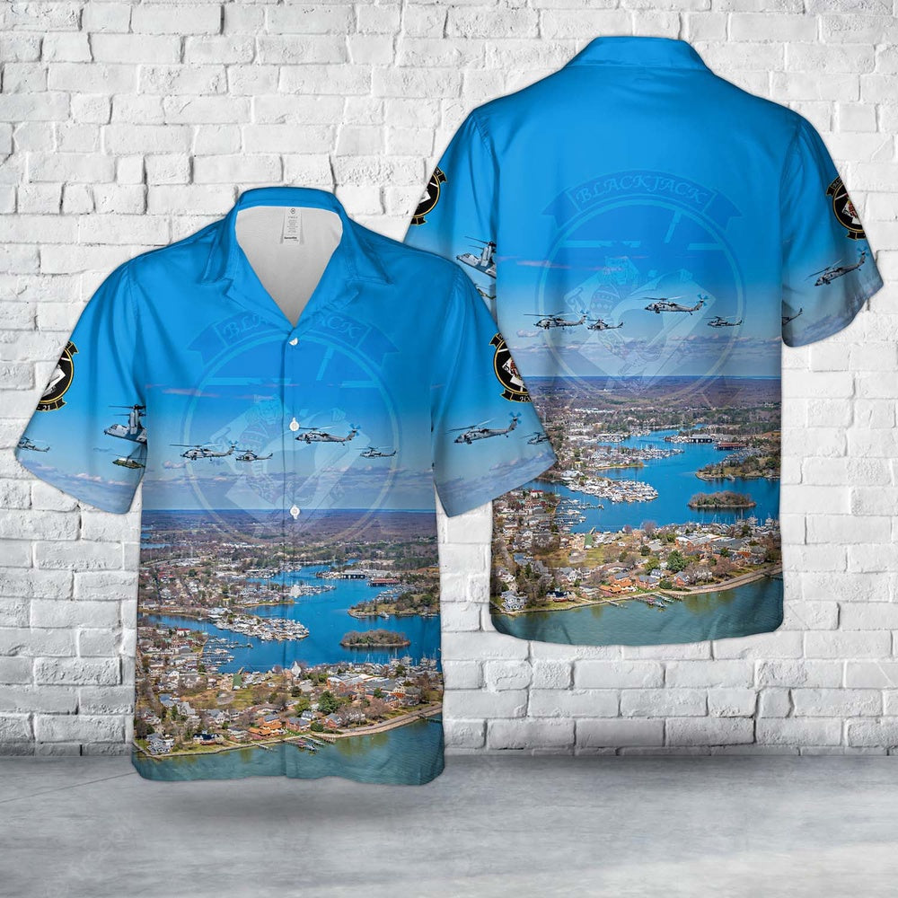 Navy Hawaiian Shirt, Us Navy Air Test And Evaluation Squadron Two One (Hx-21) Blackjack Hawaiian Shirt, Navy Shirts Mens