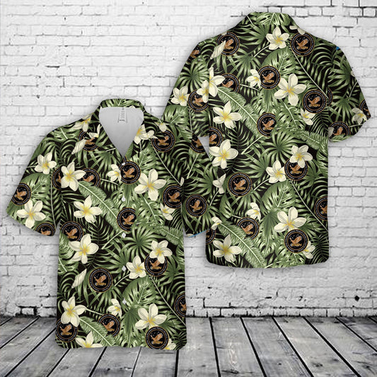 Navy Hawaiian Shirt, Us Navy Airborne Mine Countermeasures Weapon Systems Training School (Awsts) Hawaiian Shirt, Navy Shirts Mens