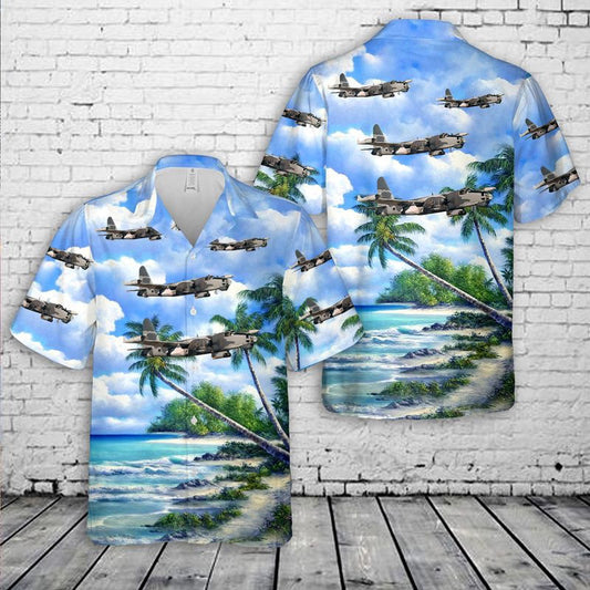 Navy Hawaiian Shirt, Us Navy Ap-2H Neptune Of Vah-21 Roadrunners Hawaiian Shirt, Navy Shirts Mens