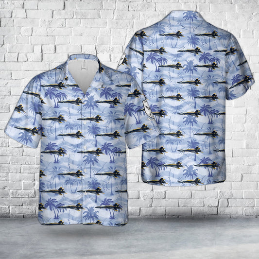 Navy Hawaiian Shirt, Us Navy Blue Angels #4 Fa-18 Hawaiian Shirt, Navy Shirts Mens
