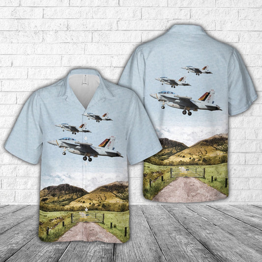Navy Hawaiian Shirt, Us Navy Electronic Attack Squadron Ea-18G Growler(Vaq) 133 Wizards Hawaiian Shirt, Navy Shirts Mens