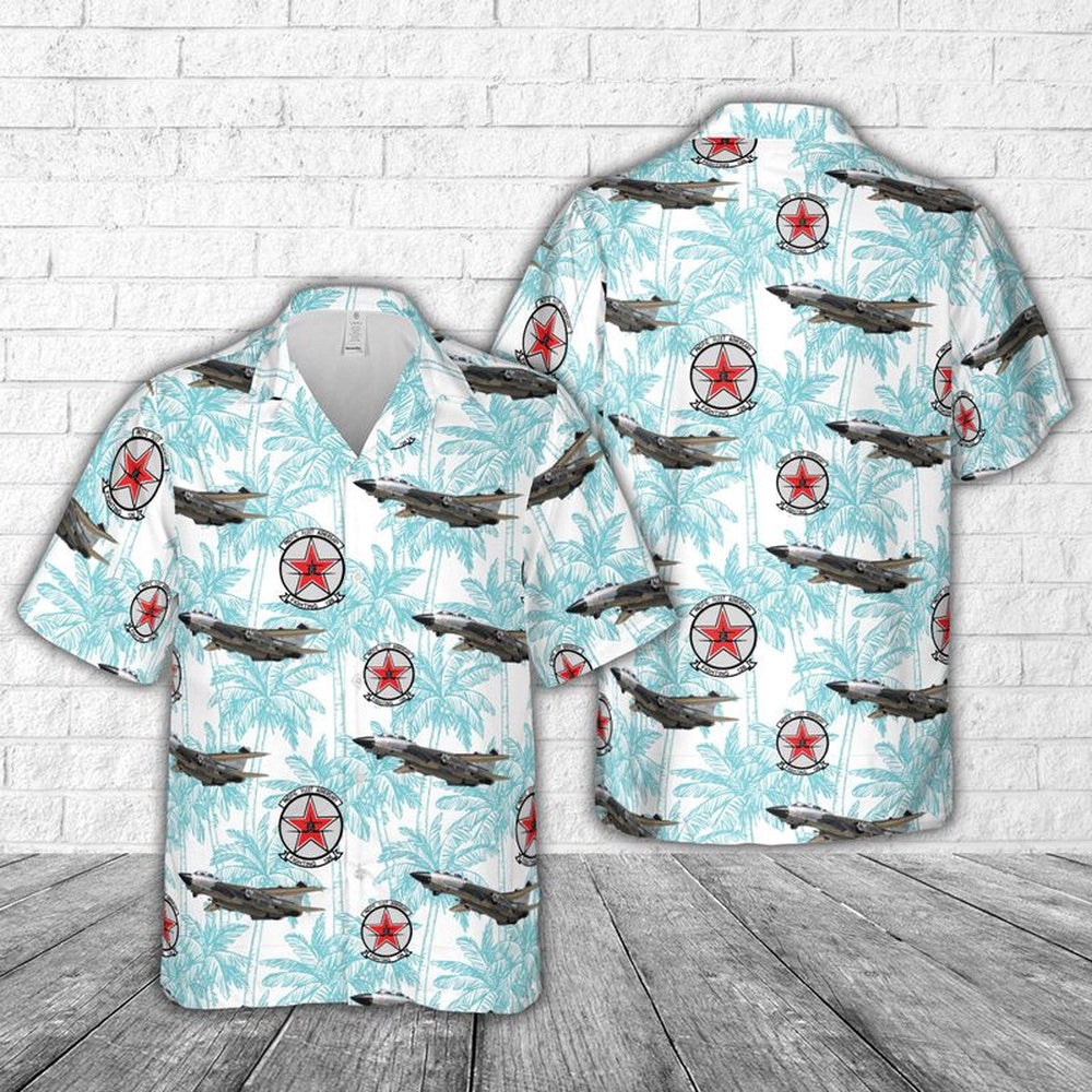 Navy Hawaiian Shirt, Us Navy F-14A Gr-90 Tomcat Red 31 Tomcatsky Of Vf-126 Bandits Hawaiian Shirt, Navy Shirts Mens