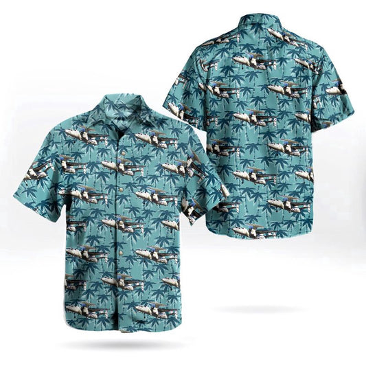 Navy Hawaiian Shirt, Us Navy Grumman E-2C Hawkeye Hawaiian Shirt, Navy Shirts Mens