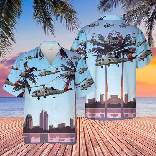 Navy Hawaiian Shirt, Us Navy Hs-10 Warhawks Sh-60F Seahawk Hawaiian Shirt, Navy Shirts Mens