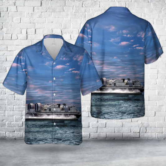 Navy Hawaiian Shirt, Us Navy Landing Craft Air Cushion Lcac-101 Hawaiian Shirt, Navy Shirts Mens