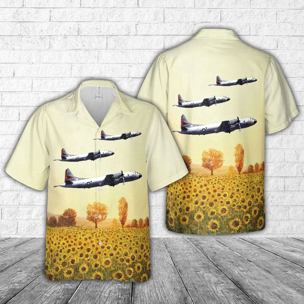 Navy Hawaiian Shirt, Us Navy Lockheed P-3 Orion, Vp-19 Hawaiian Shirt, Navy Shirts Mens