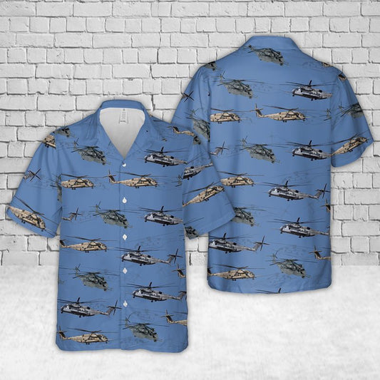 Navy Hawaiian Shirt, Us Navy Mh-53 Sea Dragon Hawaiian Shirt, Navy Shirts Mens