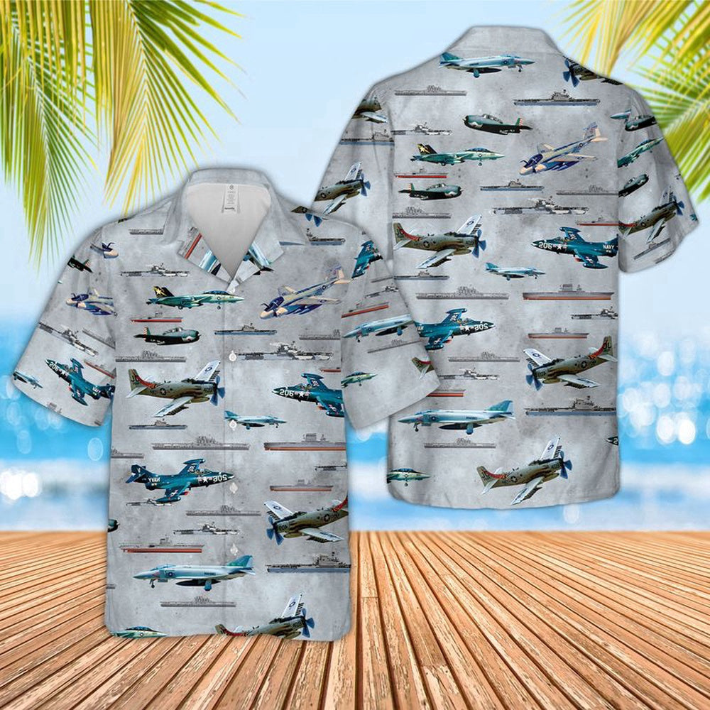 Navy Hawaiian Shirt, Us Navy Naval Aviation History Hawaiian Shirt, Navy Shirts Mens