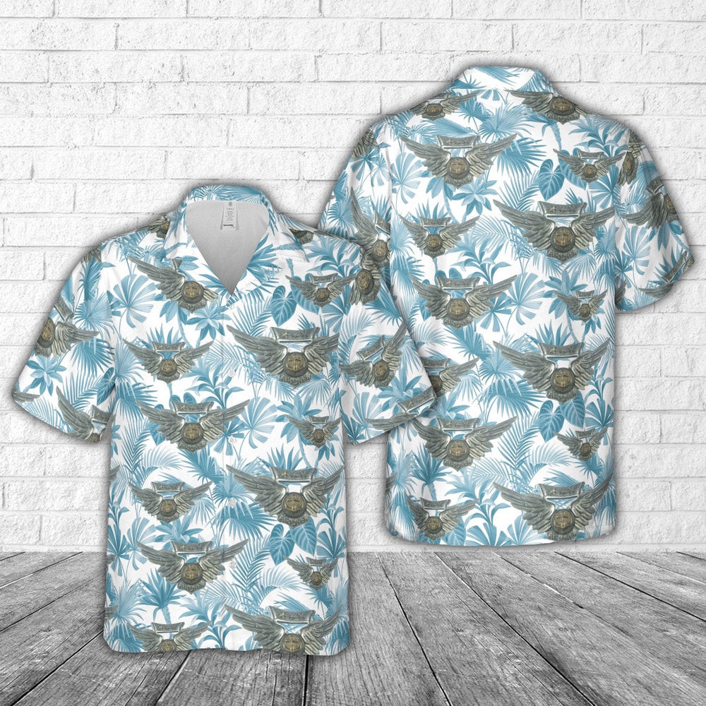 Navy Hawaiian Shirt, Us Navy Naval Combat Air Crew Wings With Threee Stars Ww2 Hawaiian Shirt, Navy Shirts Mens