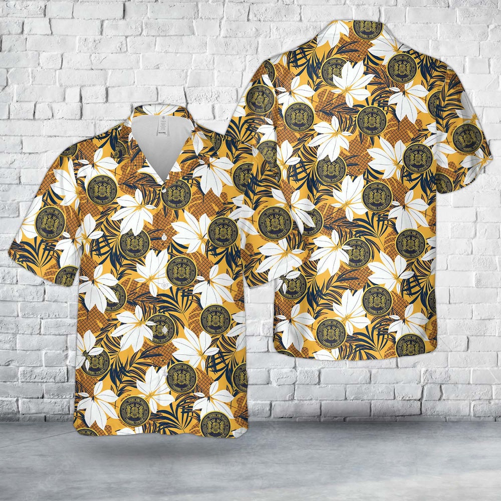 Navy Hawaiian Shirt, Us Navy Naval Diving And Salvage Training Center (Ndstc) Hawaiian Shirt, Navy Shirts Mens