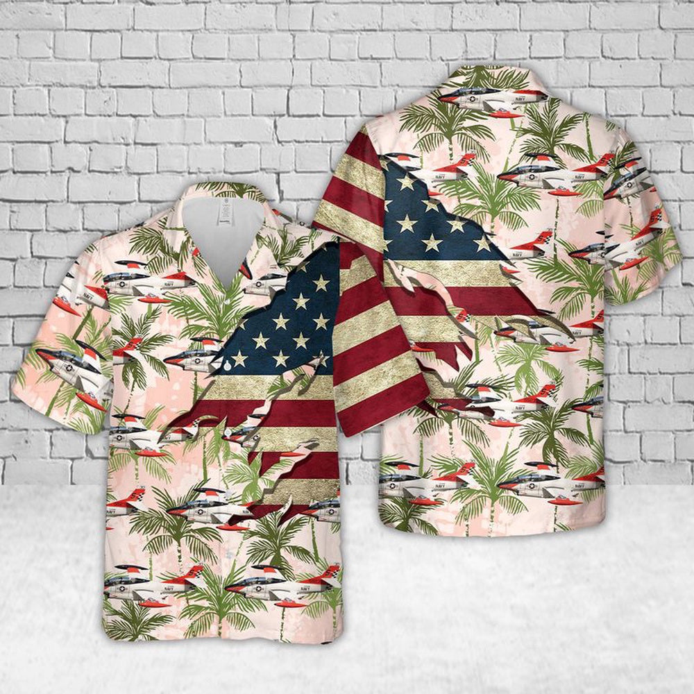 Navy Hawaiian Shirt, Us Navy North American T-2C Buckeye Hawaiian Shirt, Navy Shirts Mens