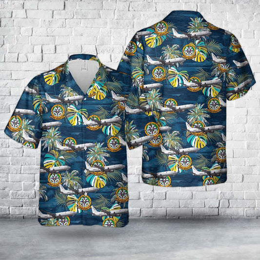 Navy Hawaiian Shirt, Us Navy P-8A Poseidon Of Vp-26 Tridents Hawaiian Shirt, Navy Shirts Mens