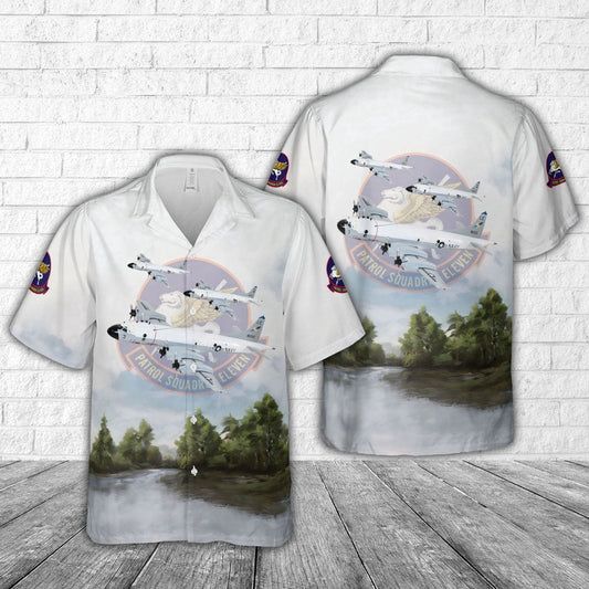 Navy Hawaiian Shirt, Us Navy Patrol Squadron 11 (Vp-11) Proud Pegasus P-3C Hawaiian Shirt, Navy Shirts Mens