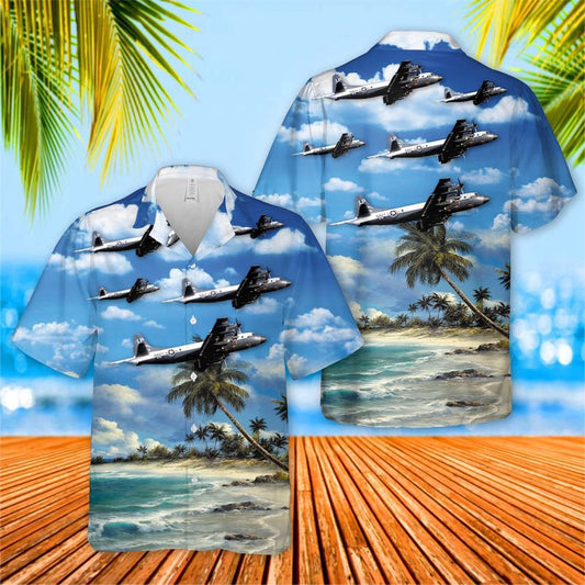 Navy Hawaiian Shirt, Us Navy Patrol Squadron 49 P-3A Hawaiian Shirt, Navy Shirts Mens