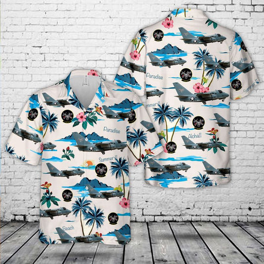 Navy Hawaiian Shirt, Us Navy S-3B Of Vx-30 Bloodhounds Hawaiian Shirt, Navy Shirts Mens