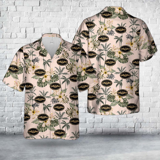 Navy Hawaiian Shirt, Us Navy Submarine Warfare Hawaiian Shirt, Navy Shirts Mens