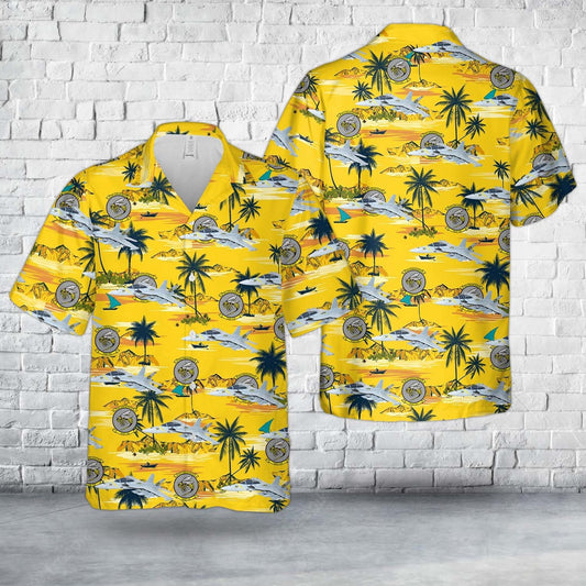 Navy Hawaiian Shirt, Us Navy Vaq-138 Yellowjackets 2020 Ea-18G Growler Hawaiian Shirt, Navy Shirts Mens