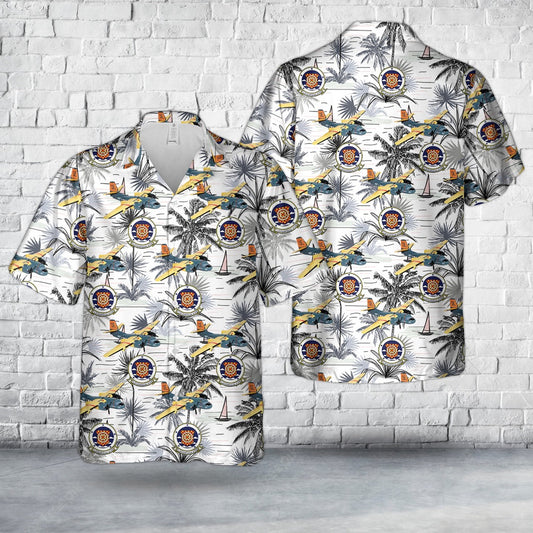 Navy Hawaiian Shirt, Us Navy Vc-5 Checkertails (1971) S-2 Tracker Hawaiian Shirt, Navy Shirts Mens